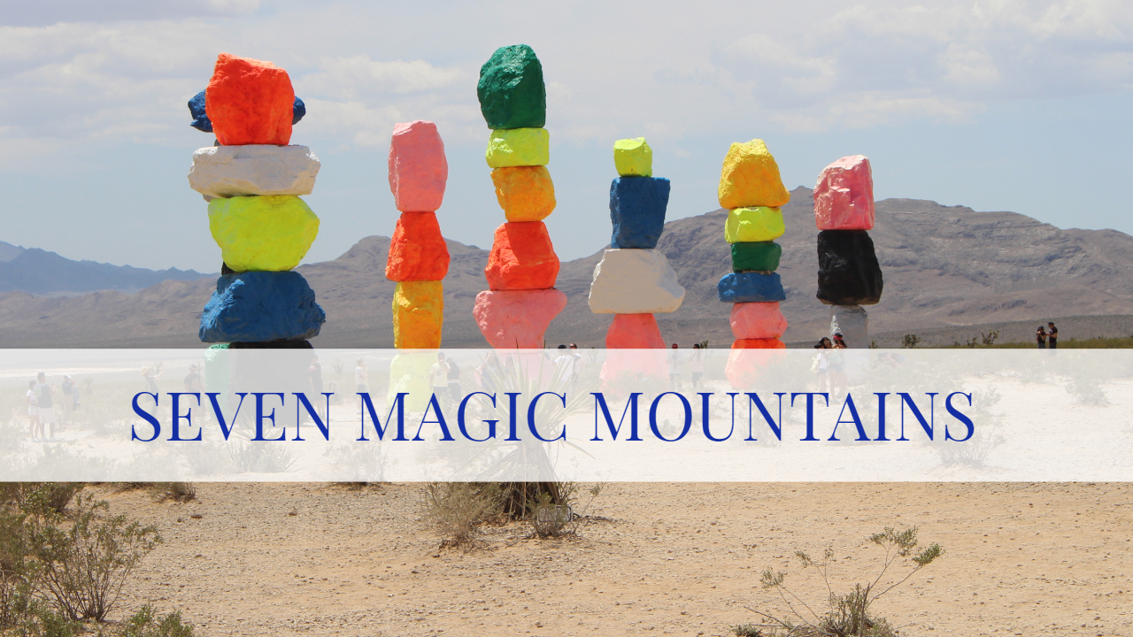 Seven Magic Mountains Las Vegas Mojave Wüste